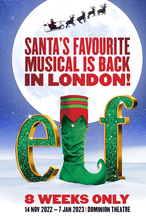 Kim Ismay appearing as Debs in Elf the musical in London in December 2022.