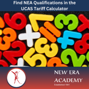 How to Find NEA Qualifications in UCAS Tariff Calculator